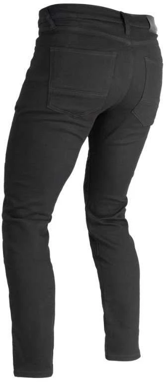 Vyriški Džinsai OXFORD Super Stretch Slim Long Juodi