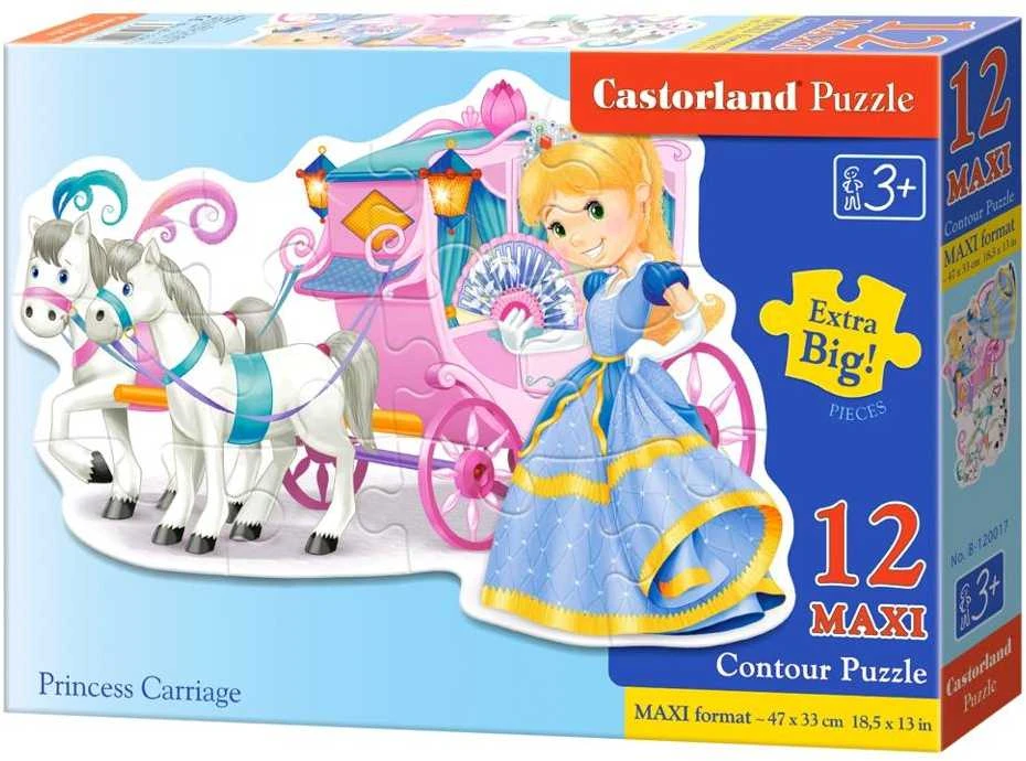 Castorland Dėlionė 12 vnt. - Princesė su karieta