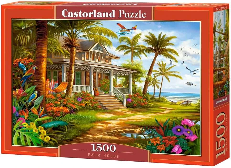 Castorland Dėlionė 1500 vnt. - Namas prie jūros