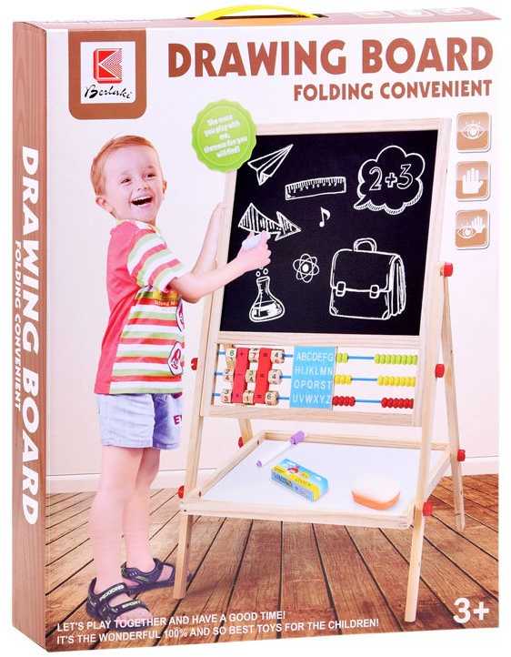 Jokomisiada 2-in-1 kreidos magnetinė lenta + TA0083 numeriai