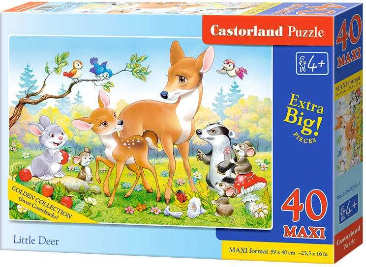 Castorland Dėlionė 40 vnt. - Mažasis elniukas