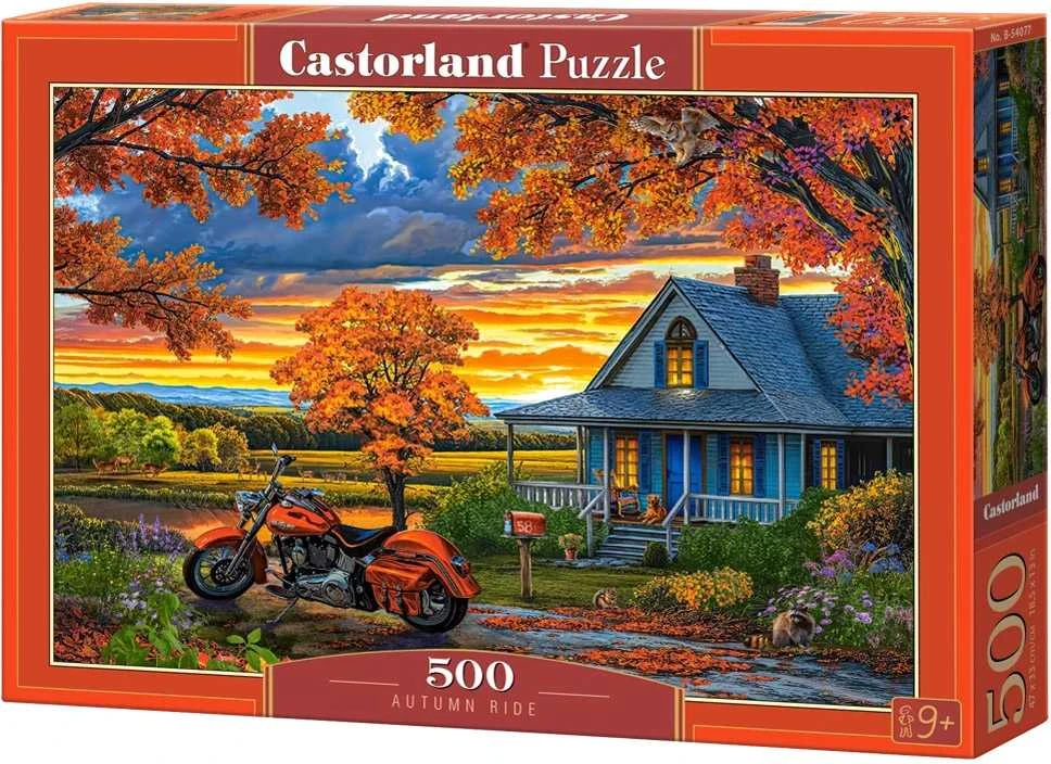 Castorland Dėlionė 500 vnt. - Rudens pasivažinėjimas