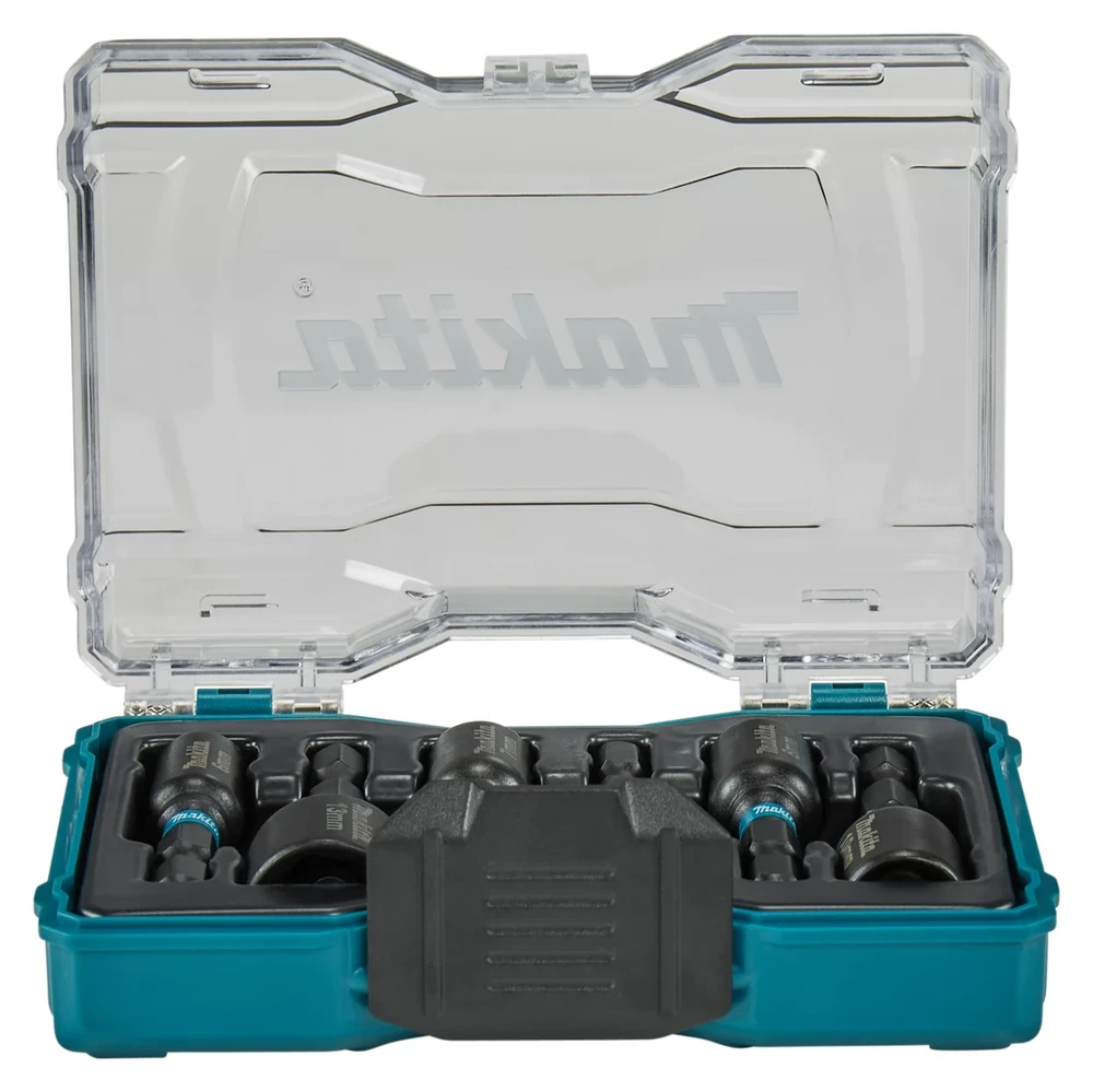 Makita IMPACT Juodas komplektas 6vnt. 1/4"(6, 7, 8, 9, 10, 12 ja 13 mm) E-15768