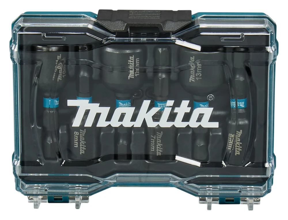 Makita IMPACT Juodas komplektas 6vnt. 1/4"(6, 7, 8, 9, 10, 12 ja 13 mm) E-15768