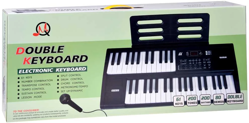 Jokomisiada 61-key KEYBOARD organ with SPLIT function + microphone IN0185
