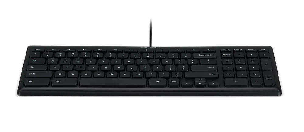 Acer AKW900 | Klaviatūra | su laidu | US International | Juodas
