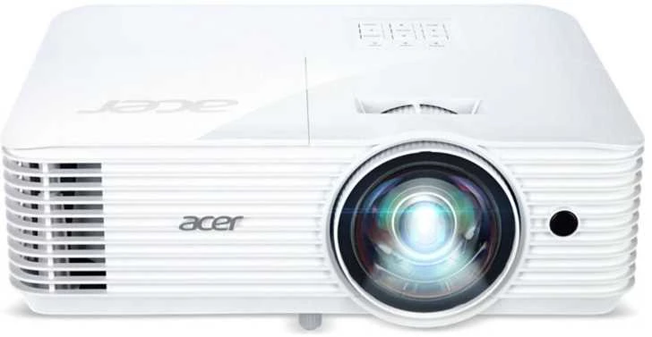 Acer S1386WH duomenų projektorius 3600 ANSI lumens DLP WXGA (1280x800) Prie lubų montuojamas projektorius Balta