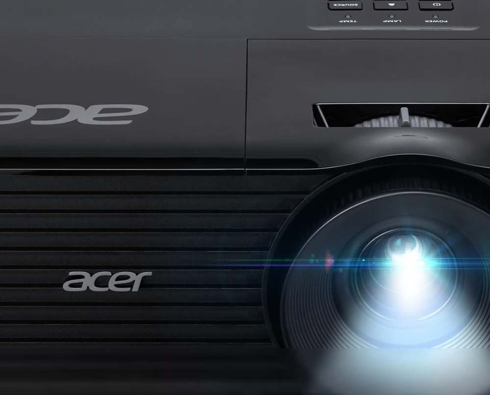 Projektorius Acer | X1228HN | XGA (1024x768) | 4800 ANSI lumens | Juodas