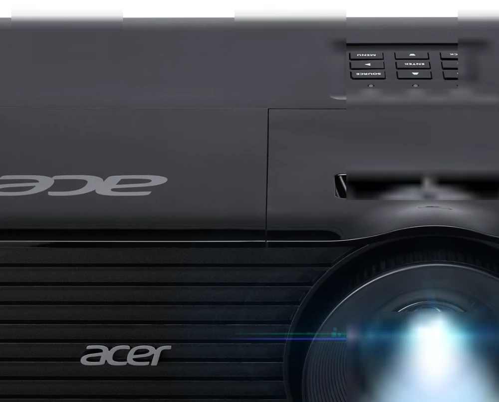 Projektorius Acer | X1328WHn | WXGA (1280x800) | 5000 ANSI lumens | 20000:1 | Juodas