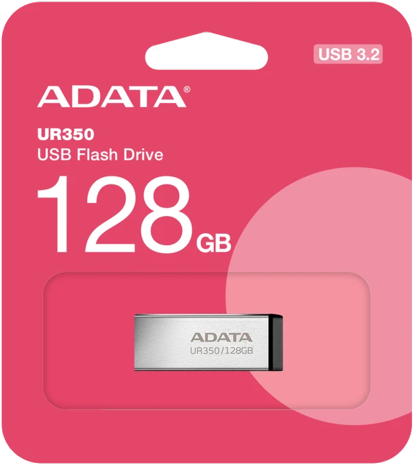 ADATA | USB Flash Drive | UR350 | 128 GB | USB Type-A | Juodas