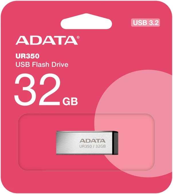 ADATA | USB atmintinė | UR350 | 32 GB | USB A tipo | Juodas