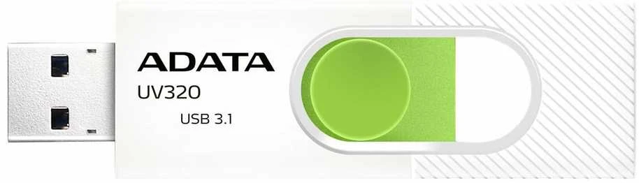Atmintukas Adata UV320 128GB Baltas/Žalias