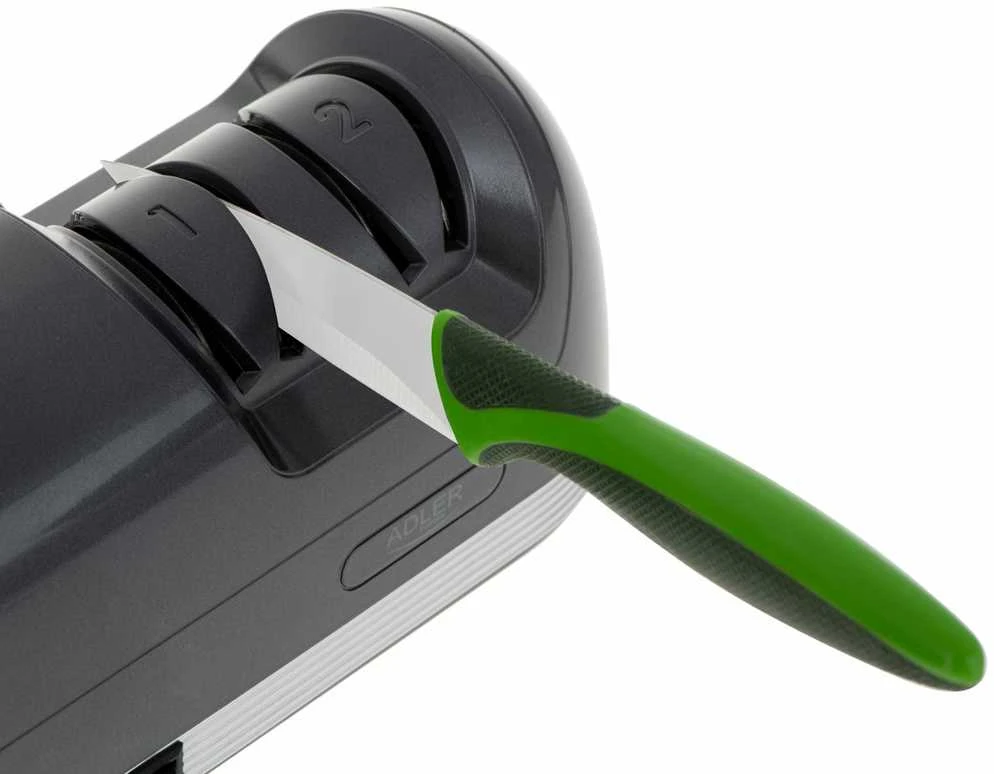 Adler AD 4508 Electric Peilis Sharpener, Juodas