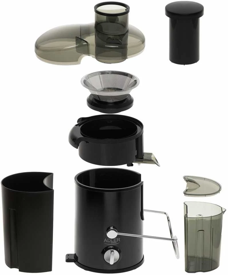 Sulčiaspaudė Adler AD 4132 | Type Juicer maker | Dark Inox | 800 W | Greičių skaičius 3