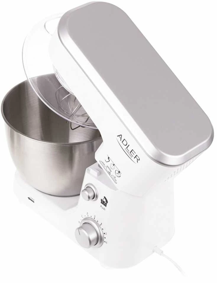 Virtuvinis kombainas Adler | AD 4216 | 1000 W | Greičių skaičius 6 | Bowl capacity 4 L | Baltas