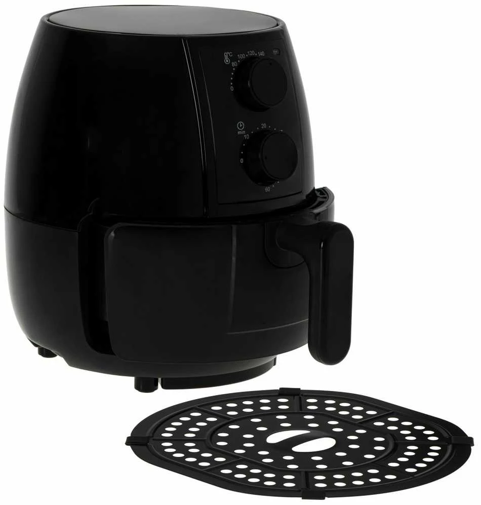 Gruzdintuvė Adler Airfryer orkaitė | AD 6312 | Galia 1600 W | Talpa 2,5 L | Konvekcija | Juodas