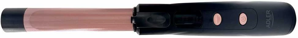 Adler Cordless Curling Iron | AD 2120 | Temperature (min) 170 °C | Ekranas LED | Juodas/Rose Gold