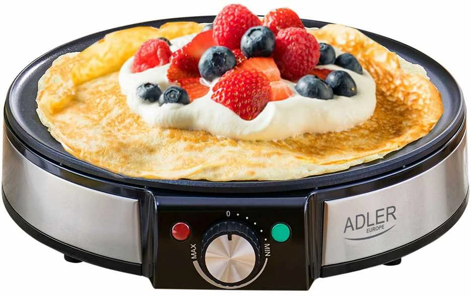 Vaflinė Adler | Blynų gaminimo aparatas | AD 3058 | Blynų gaminimo aparatas | 1600 W | Tešlos rūšių skaičius: 1 | Blynas