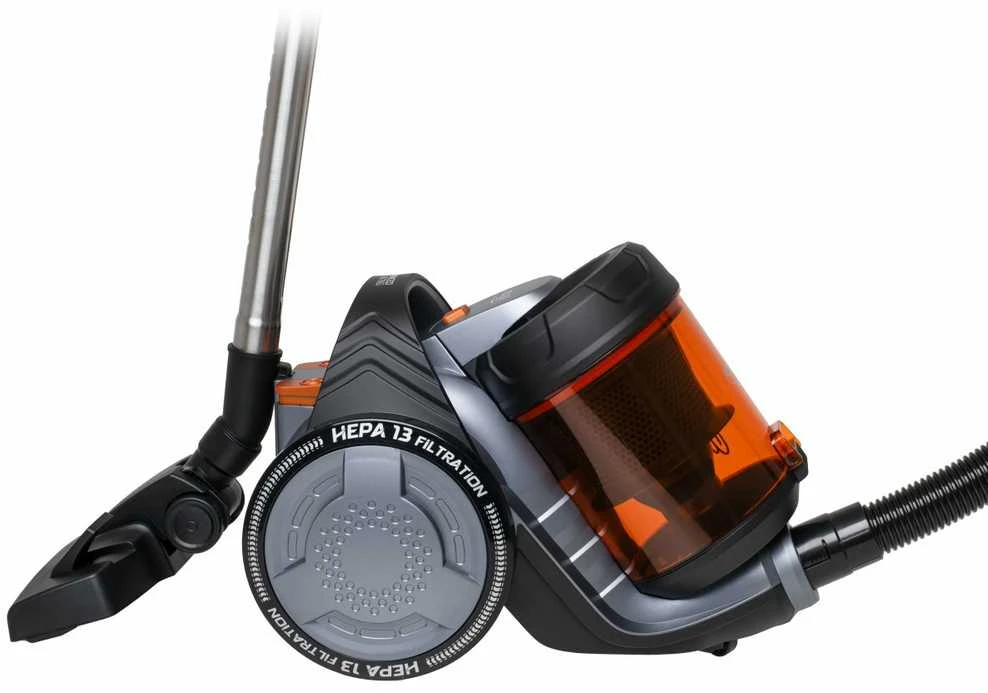 Adler Cyclone dulkių siurblys | AD 7065 | Be maišelio | Galia 700 W | Dulkių talpa 1,6 L | Juodas/Raudona