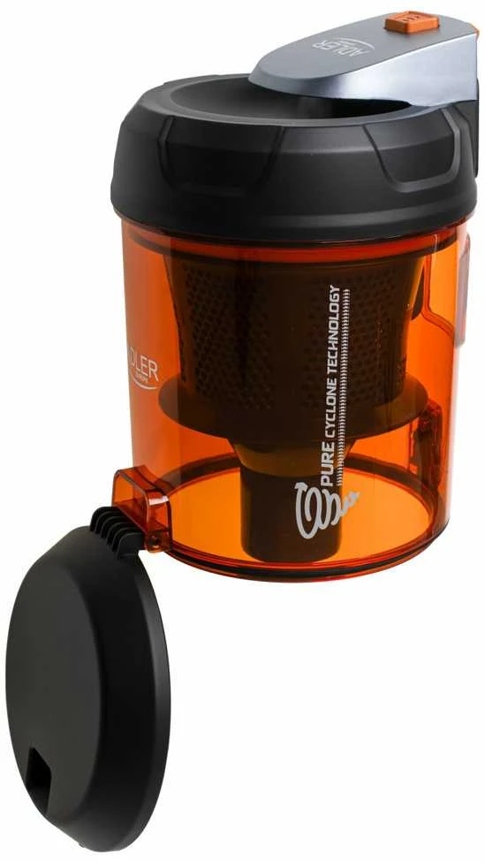 Adler Cyclone dulkių siurblys | AD 7065 | Be maišelio | Galia 700 W | Dulkių talpa 1,6 L | Juodas/Raudona