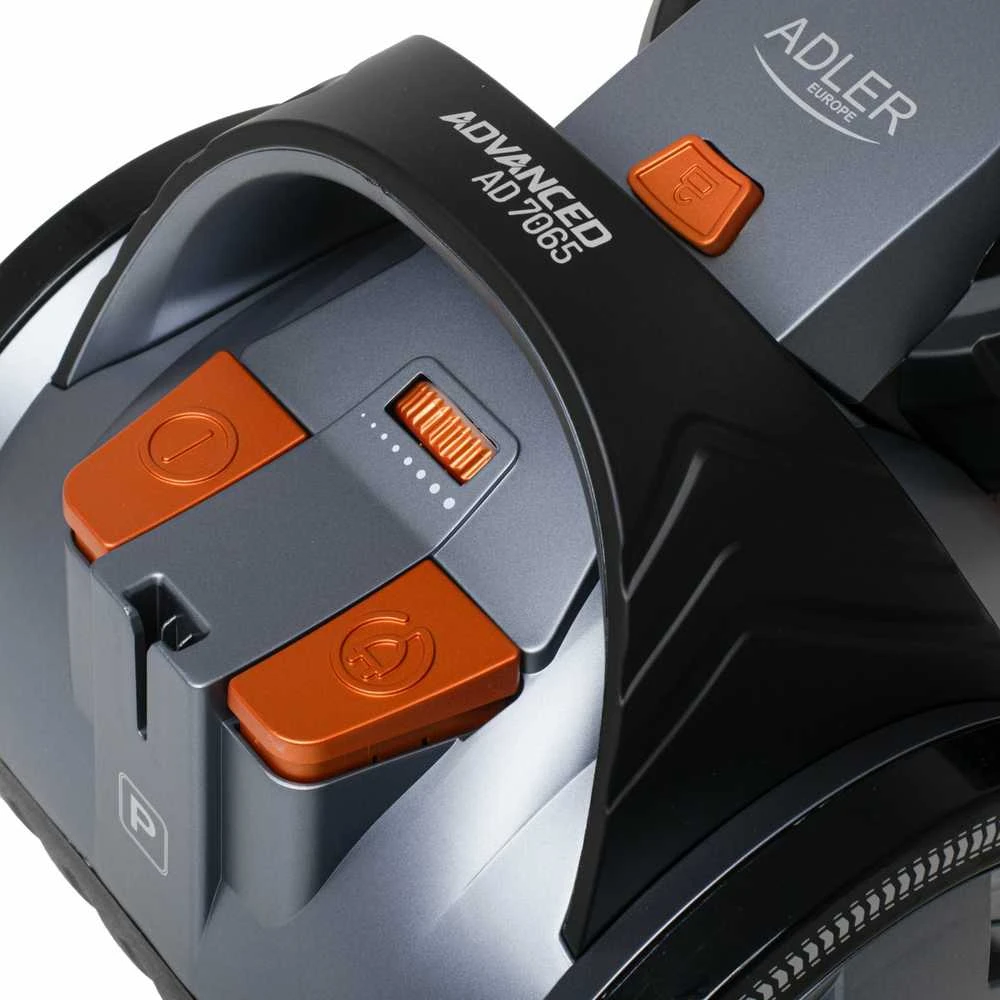 Adler Cyclone dulkių siurblys | AD 7065 | Be maišelio | Galia 700 W | Dulkių talpa 1,6 L | Juodas/Raudona