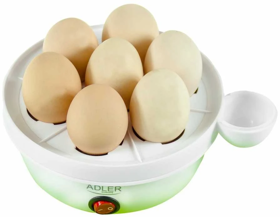 Adler Egg Boiler AD 4459 450 W, Baltas, Kiaušinių talpa 7