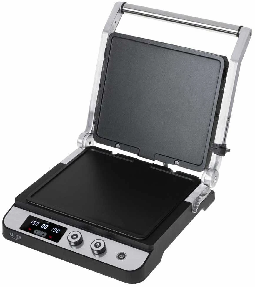 Adler | Electric Grilis | AD 3059 | Table | 3000 W | Nerūdijantis plienas/Juodas