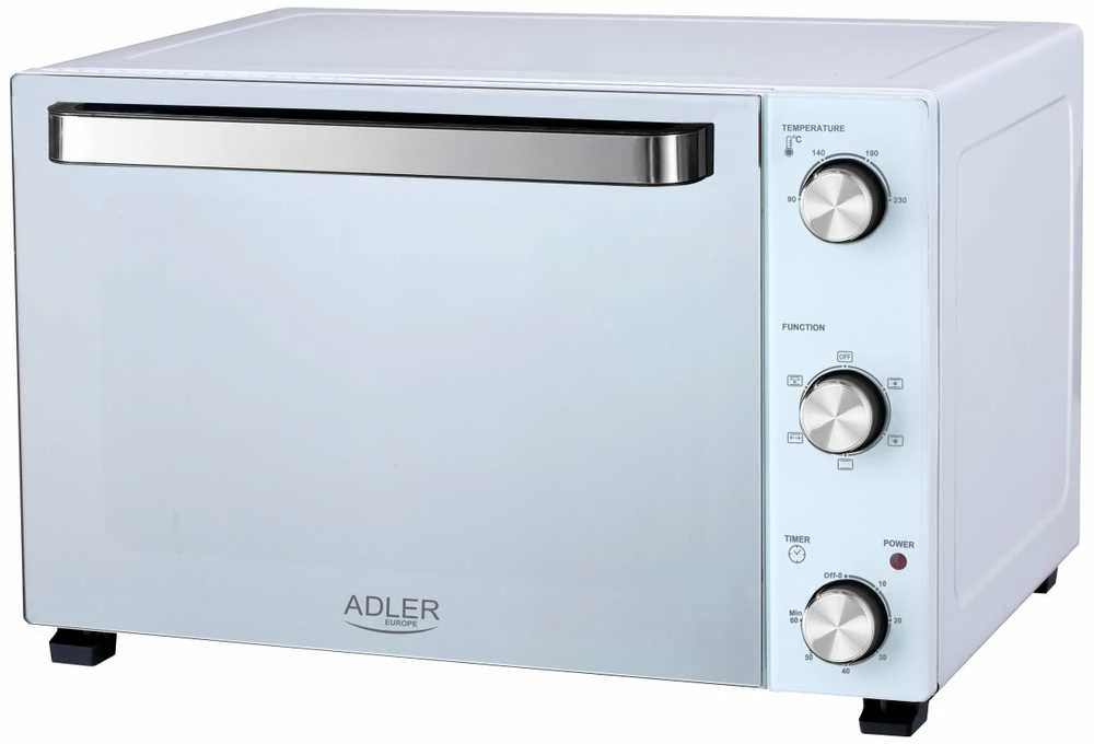 Adler Electric orkaitė | AD 6027 | 48 L | 1800 W | Baltas