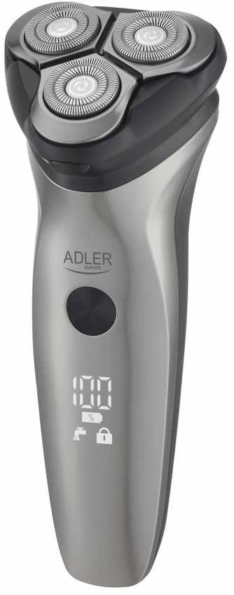 Adler | Elektrinis skustuvas su barzdos kirpimo mašinėle | 2945 m. AD | Veikimo laikas (maks.) 60 min | Šlapias sausas