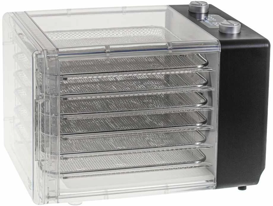 Adler | Maisto džiovyklė | AD 6660 | Galia 600 W | Dėklių skaičius 6 | Integruotas laikmatis | Juodas