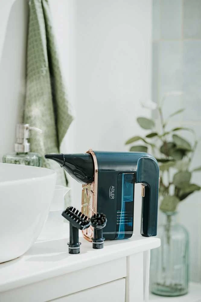 Adler | Garinis valytuvas | AD 7050 | Power 1200 W | Steam pressure 3.5 bar | Vanduo tank capacity 0.12 L | Žalias/Mėlyna