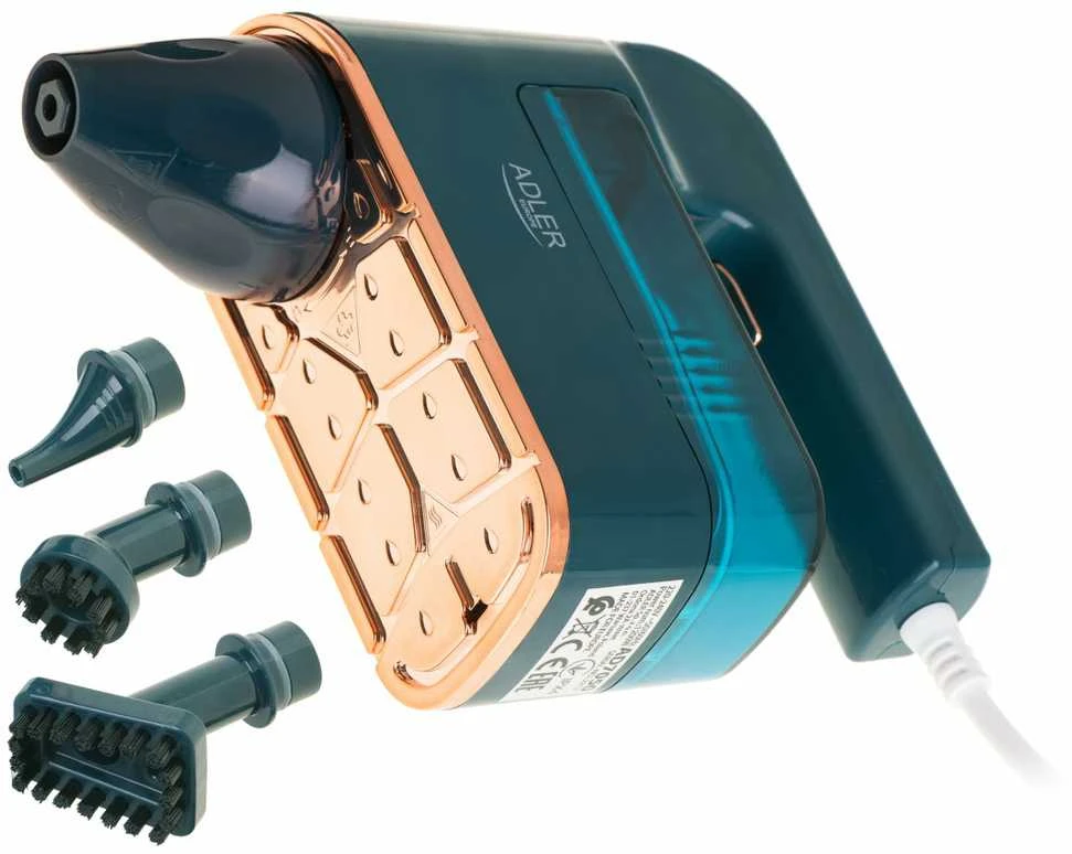 Adler | Garinis valytuvas | AD 7050 | Power 1200 W | Steam pressure 3.5 bar | Vanduo tank capacity 0.12 L | Žalias/Mėlyna