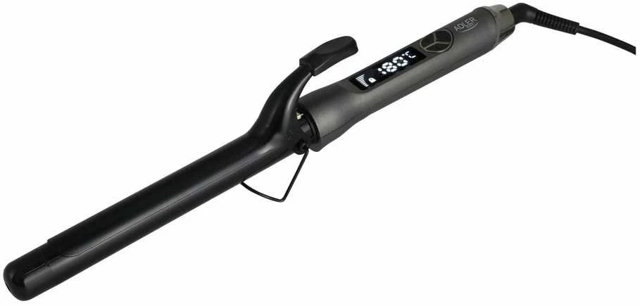 Adler | Hair Suktukas | AD 2114 | Ceramic heating system | Barrel diameter 25 mm | Temperature (max) 210 °C | Ekranas Digital | 60 W | Juodas