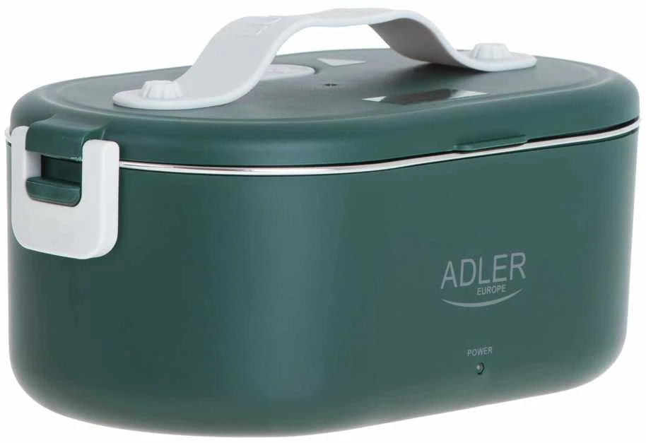 Adler | Heated Food Container | AD 4505g | Capacity 0.8 L | Material Nerūdijantis plienas/Plastic | Žalias