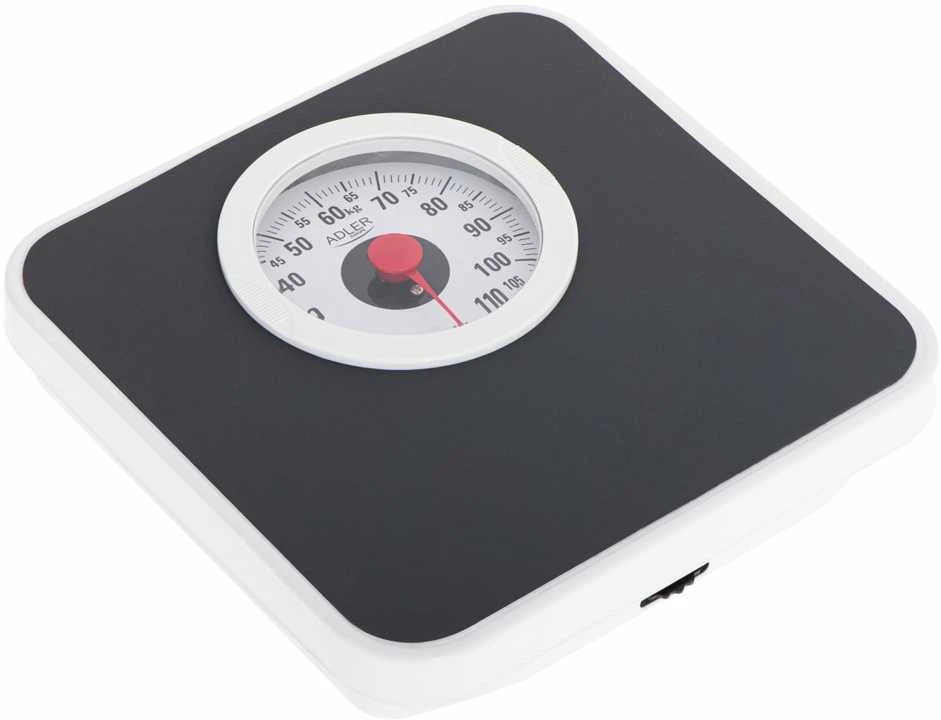 Virtuvinės svarstyklės Adler | Mechaninės vonios svarstyklės | AD 8178 | Didžiausias svoris (keliamoji galia) 120 kg | Tikslumas 1000 g | Juodas