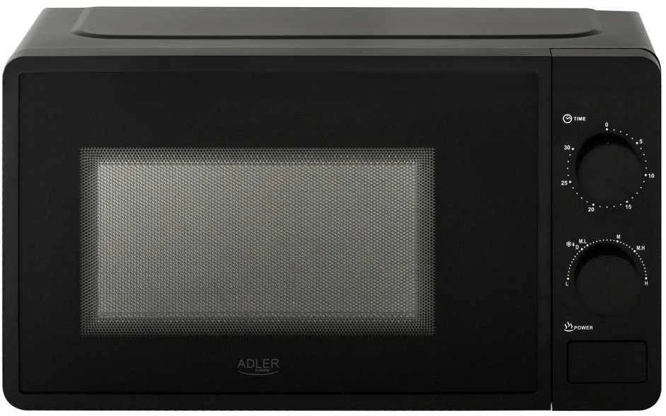 Adler | Mikrobangų krosnelė | AD 6206 | Laisvai pastatoma | 700 W | Konvekcinė | 20 l | Juodas