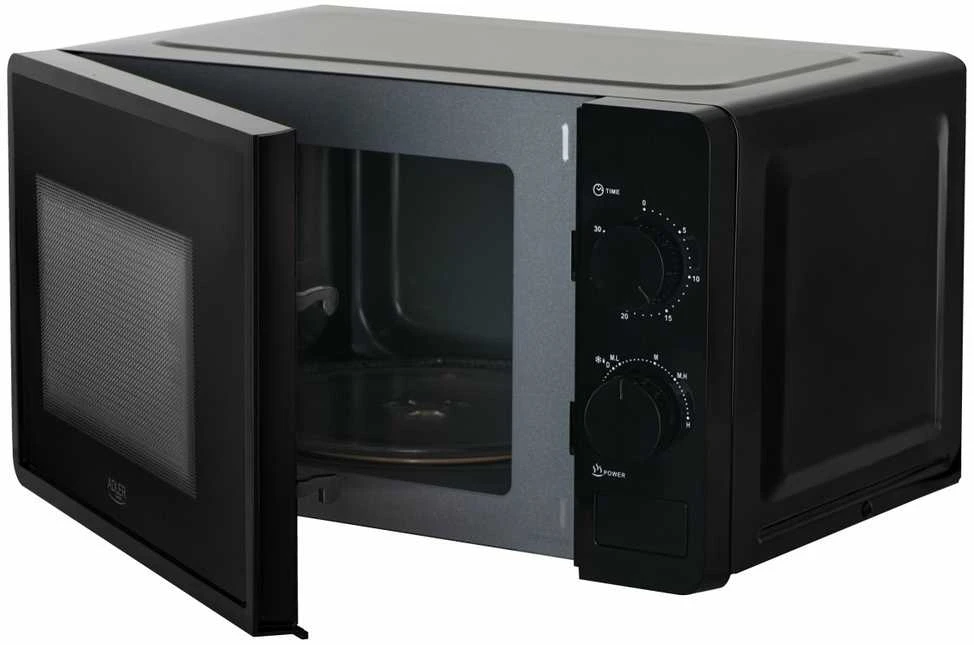 Adler | Mikrobangų krosnelė | AD 6206 | Laisvai pastatoma | 700 W | Konvekcinė | 20 l | Juodas
