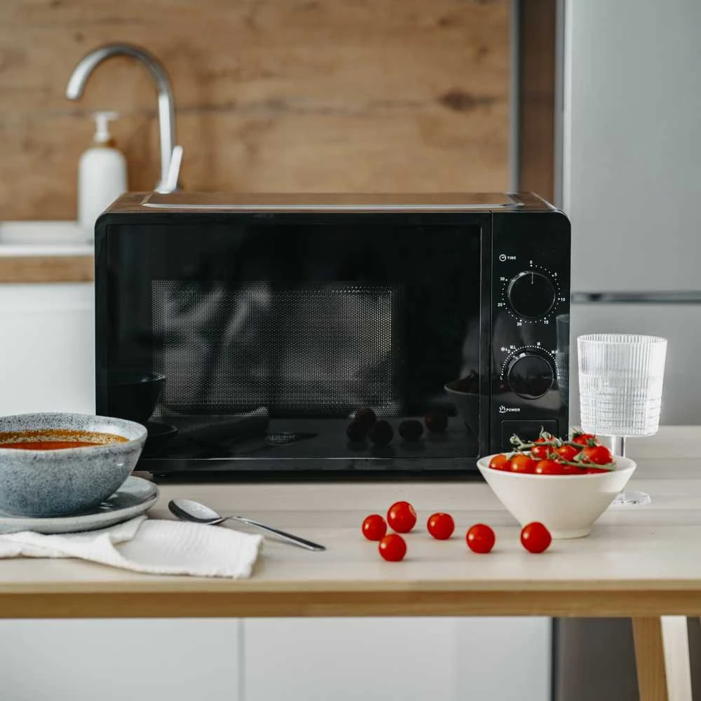 Adler | Mikrobangų krosnelė | AD 6206 | Laisvai pastatoma | 700 W | Konvekcinė | 20 l | Juodas