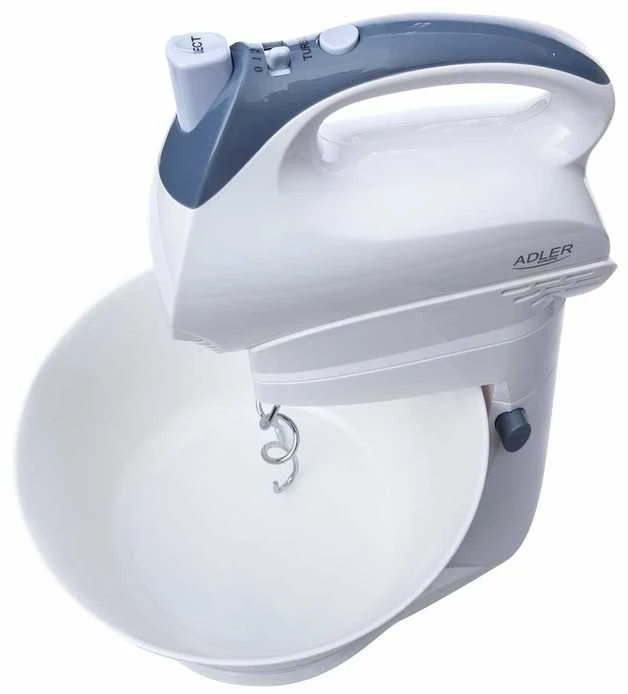 Virtuvinis kombainas Adler | Mixer | AD 4202 | Mixer with bowl | 300 W | Greičių skaičius 5 | Turbo mode | Baltas