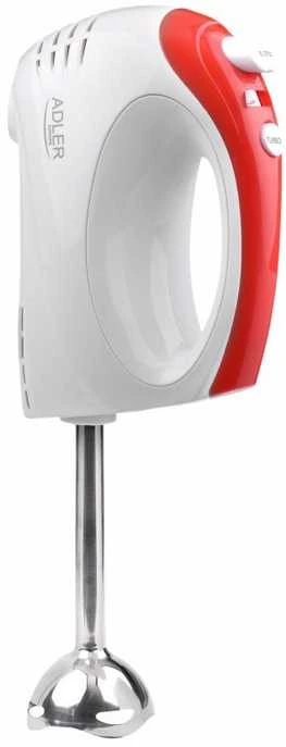 Plakiklis Adler | Mixer | AD 4212 | Hand Mixer | 300 W | Greičių skaičius 5 | Turbo mode | Baltas