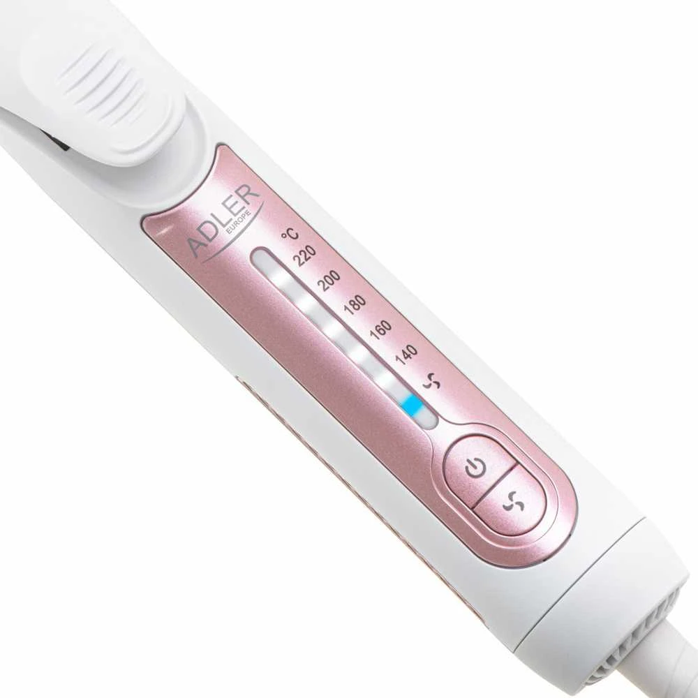 Adler Professional Airflow Styler | AD 2326 | Keraminė šildymo sistema | Temperatūra (min.) 140 °C | Temperatūra (maks.) 220 °C | Šildymo lygių skaičius 5 | Baltas