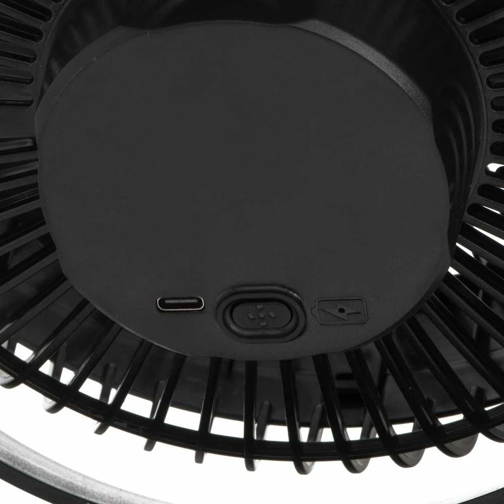 Ventiliatorius Adler Rechargeable Clip-on Desk Fan | AD 7342 | Table Fan | 5 W | Diameter 15.5 cm | Greičių skaičius 3 | Oscillation | Juodas