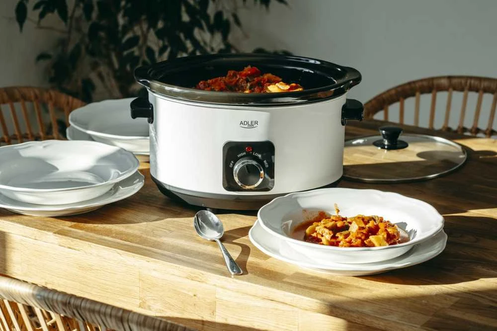 Adler | Lėta viryklė | AD 6413w | 290 W | 5,8 L | Programų skaičius 3 | Baltas