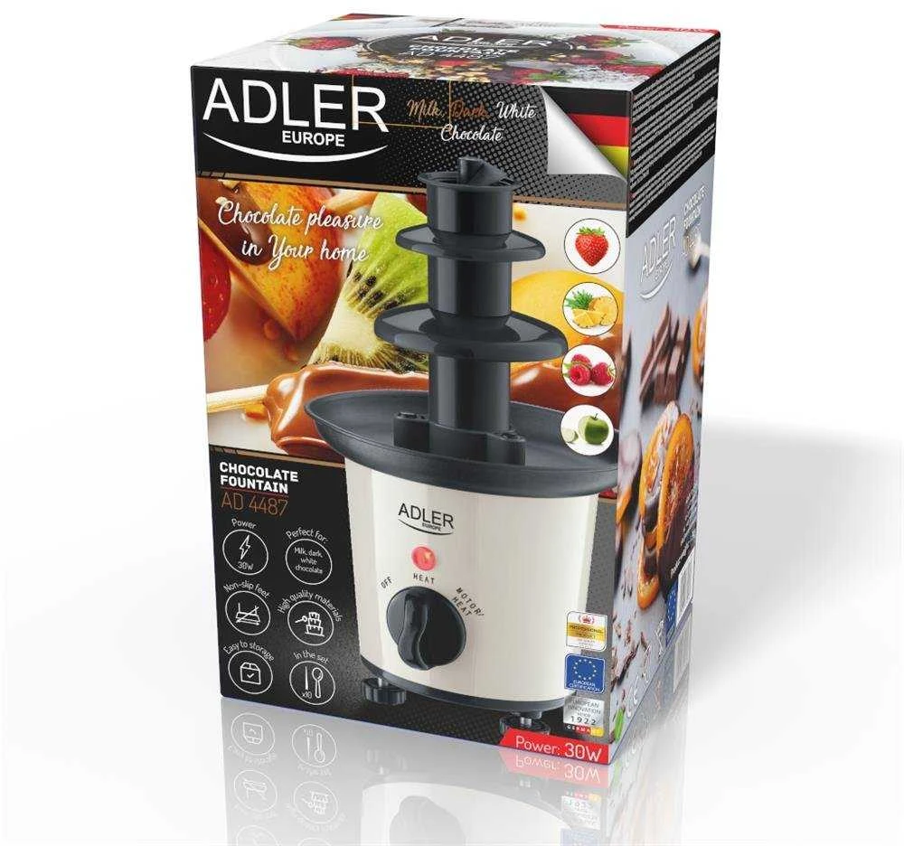 Adler | Šokolado fontanas | AD 4487 | Šokoladinis fontanas | 30 W
