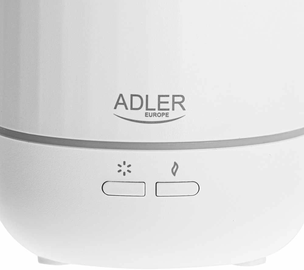 Drėkintuvas Adler | Ultragarsinis aromato difuzorius 3in1 | AD 7968 | Ultragarsinis | Tinka kambariams iki 25 m² | Baltas