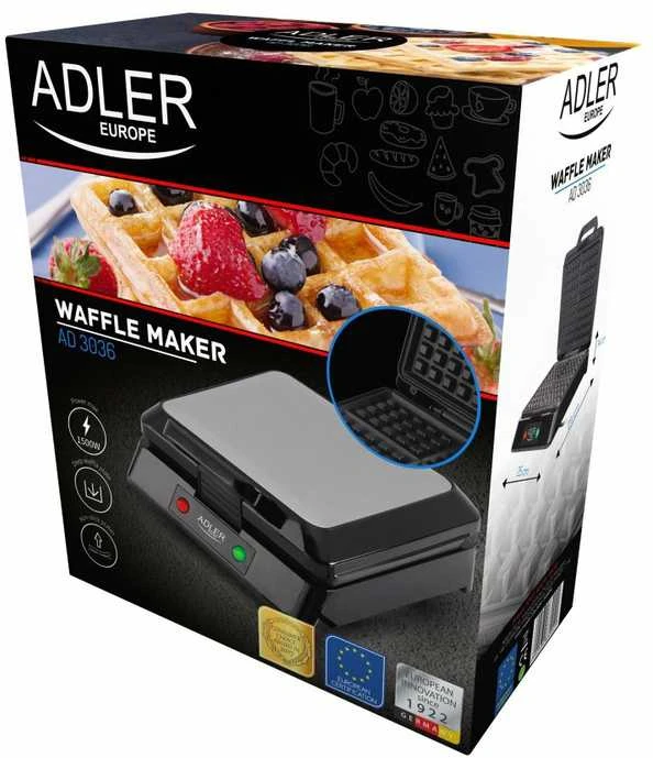 Adler Vaflinė AD 3036, 1300 W