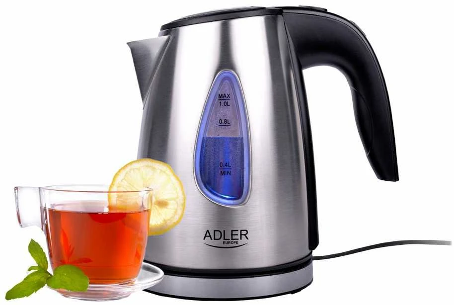 Adler | Virdulys | AD 1203 | Standard | 1630 W | 1 L | Nerūdijantis plienas | 360° rotational base