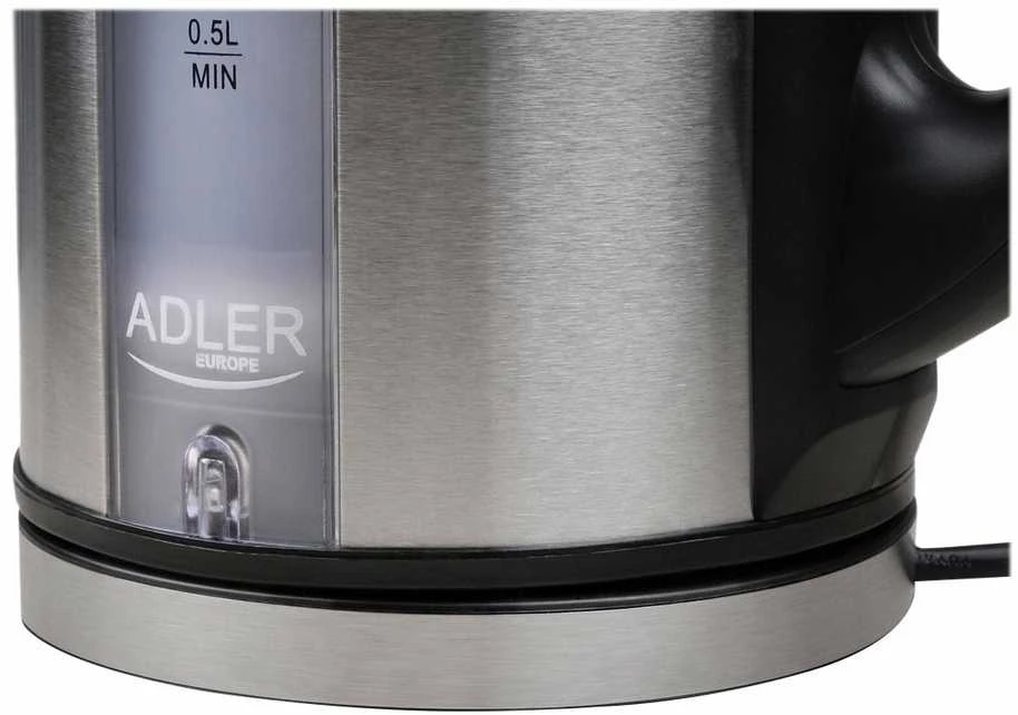 Adler | Virdulys | AD 1216 | Standard | 2000 W | 1.7 L | Nerūdijantis plienas | 360° rotational base