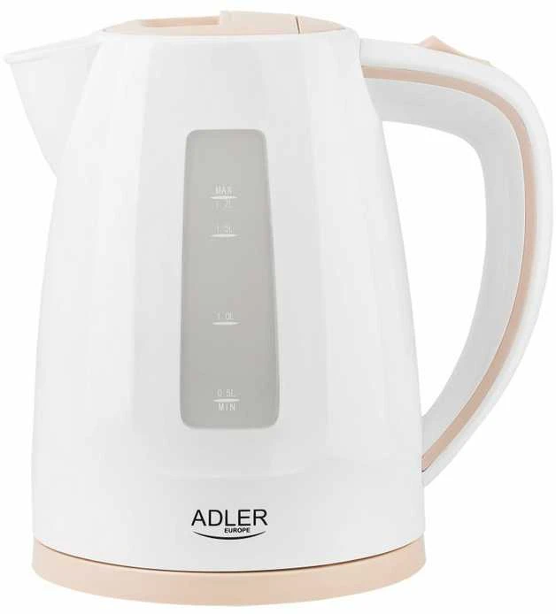 Adler | Virdulys | 1264 m. AD | Standartinis | 2200 W | 1,7 l | Plastikas | 360° sukamasis pagrindas | Baltas