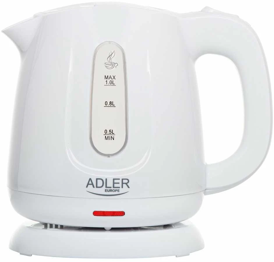Adler Virdulys | 1373 m. AD | Elektrinis | 850 W | 1 L | Polipropilenas | 360° sukamasis pagrindas | Baltas